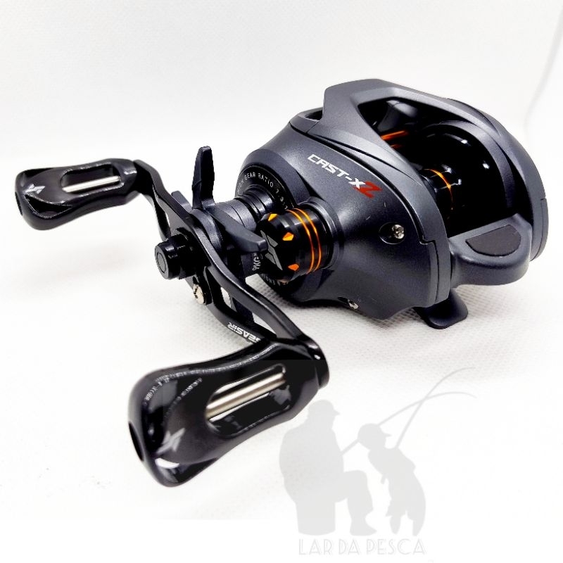 Carretilha de pesca SEASIR Cast-X2, rolamento cerâmica hibrido 6 +