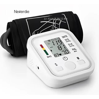 Monitor digital de pressão arterial de braço totalmente automático em Oferta na Shopee