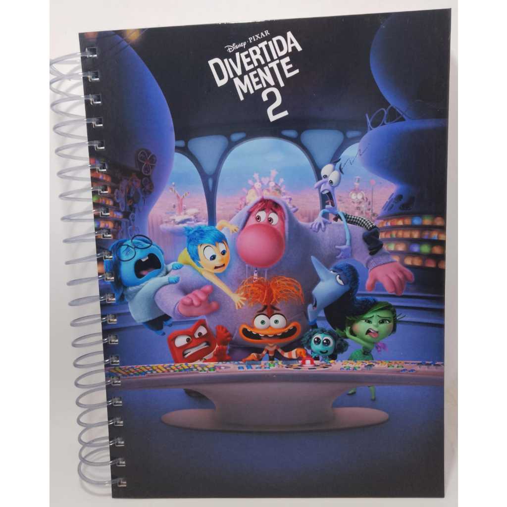 Caderno Divertida Mente 15 matérias | Shopee Brasil