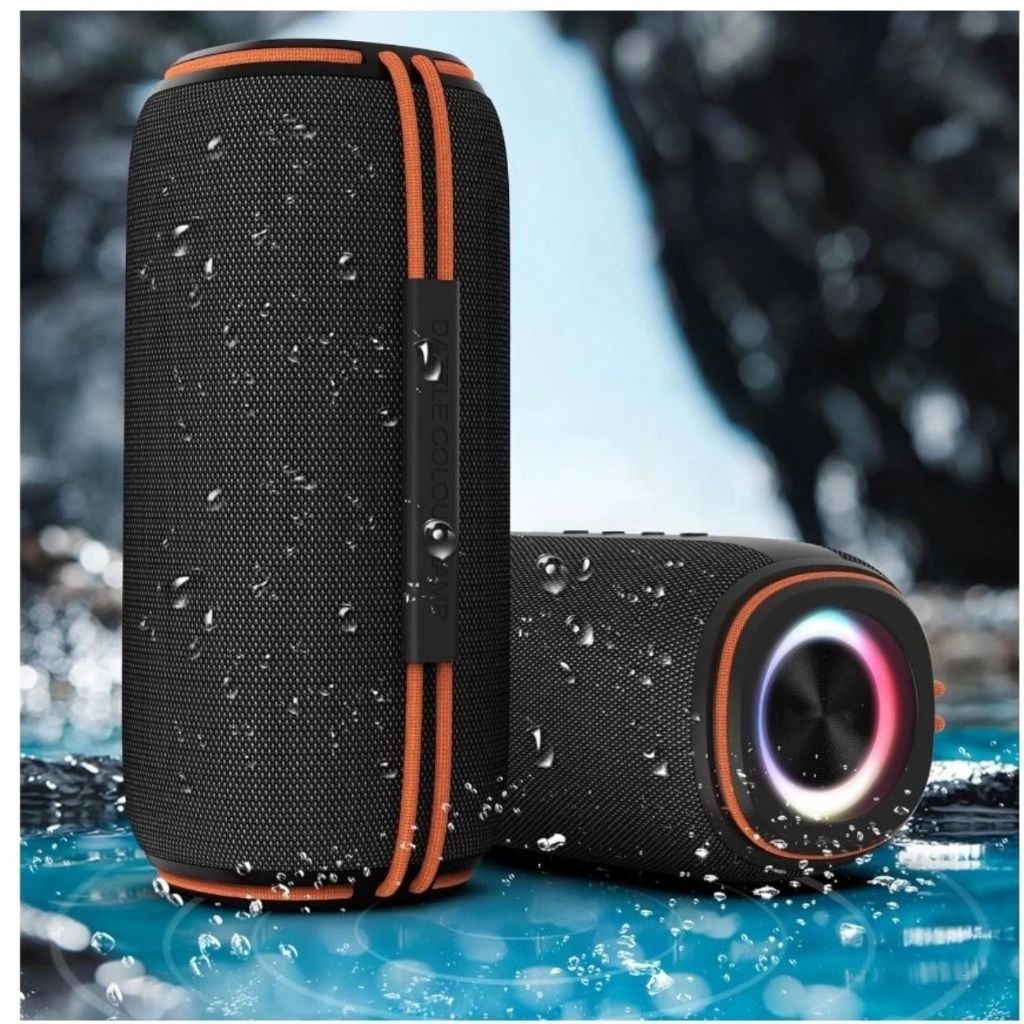 Caixa de Som Bluetooth Portátil À Prova D'agua 30W LED RGB Kapbom Som ...