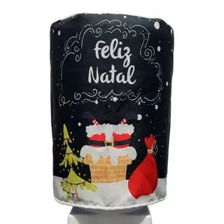 Capas Para Galão de Água 20L Natal Papai Noel Diversos Modelos e Estampas Modernas