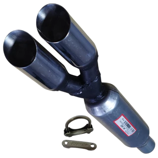 Escape Abafador Esportivo Jk Universal Adaptação Saída Dupla 2.1/2'