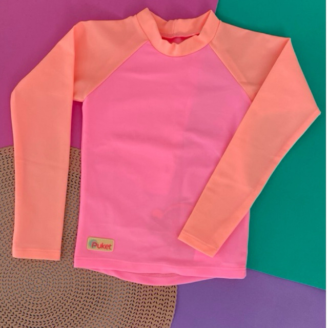 Camiseta UV Infantil Menina Com Proteção Solar UV Para Praia Passeios ...