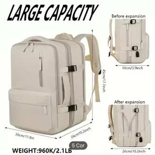 Mochila Feminina viral Laptop Viagem Escolar À Prova D'água Executiva Notebook Impermeável expansível