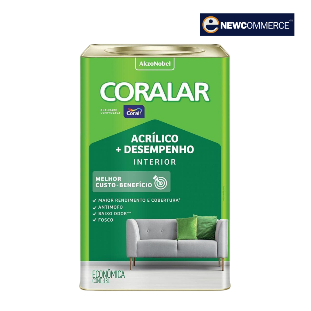 Tinta Anti Mofo Coralar 18L - Branco | Shopee Brasil