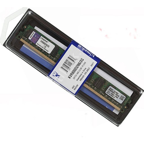 Memoria RAM para PC DDR2 2GB 800MHz Kingston - KVR800D2N6/2G