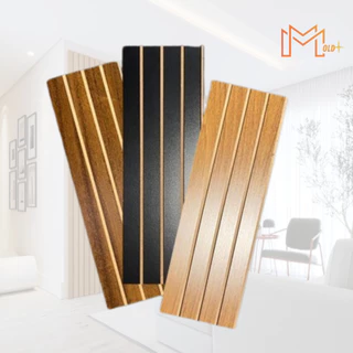KIT COM 10 PAINÉIS RIPADOS DECORATIVOS EM MDF 45X11 PARA PAREDE