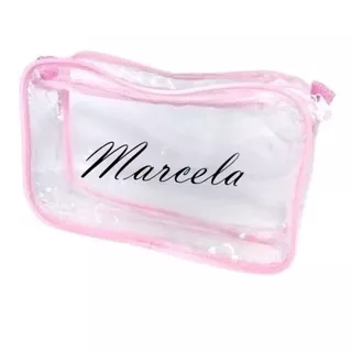 Necessaire  PERSONALIZADA 23x15  escrevemos o que desejar em Oferta na Shopee