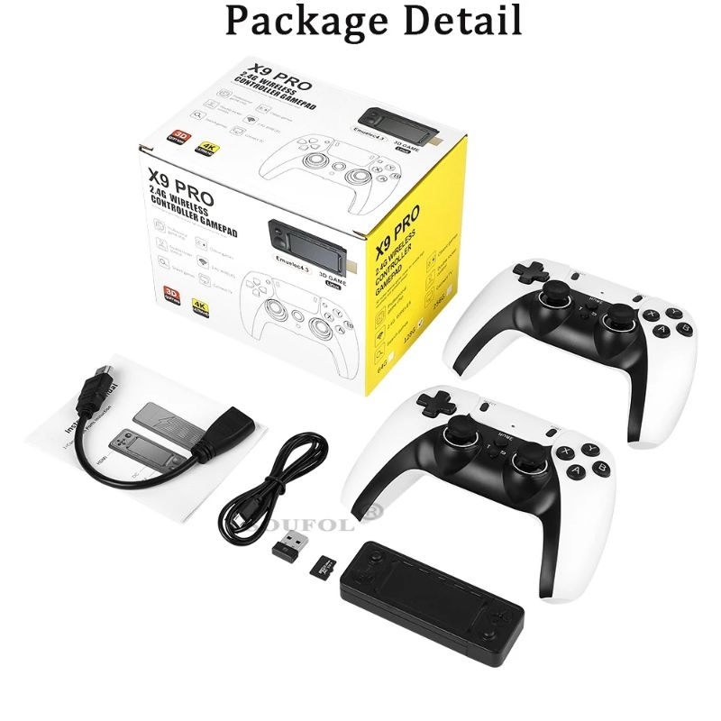 Game stick retro x9 pro 4k 64Gb