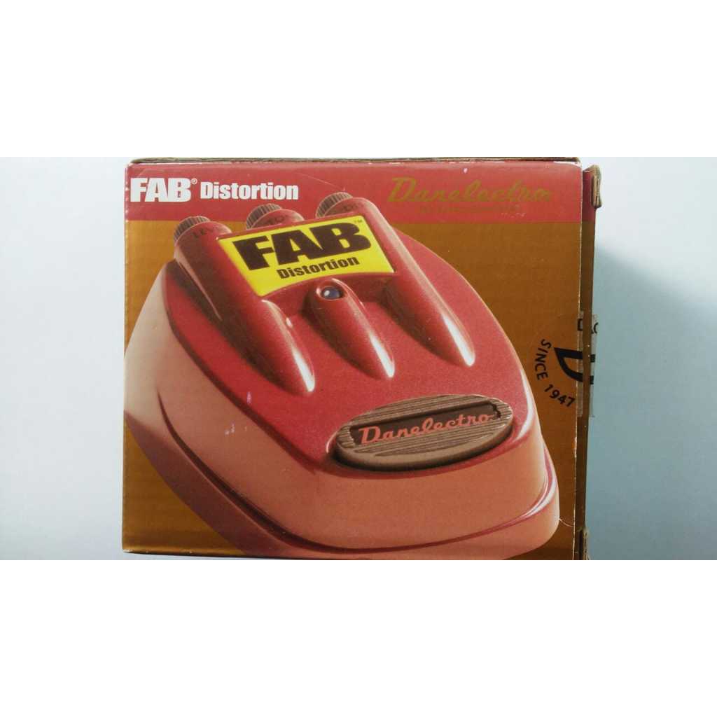 Pedal Danelectro Fab Distortion D1 - ( Analógico ) Para guitarra - Novo ...