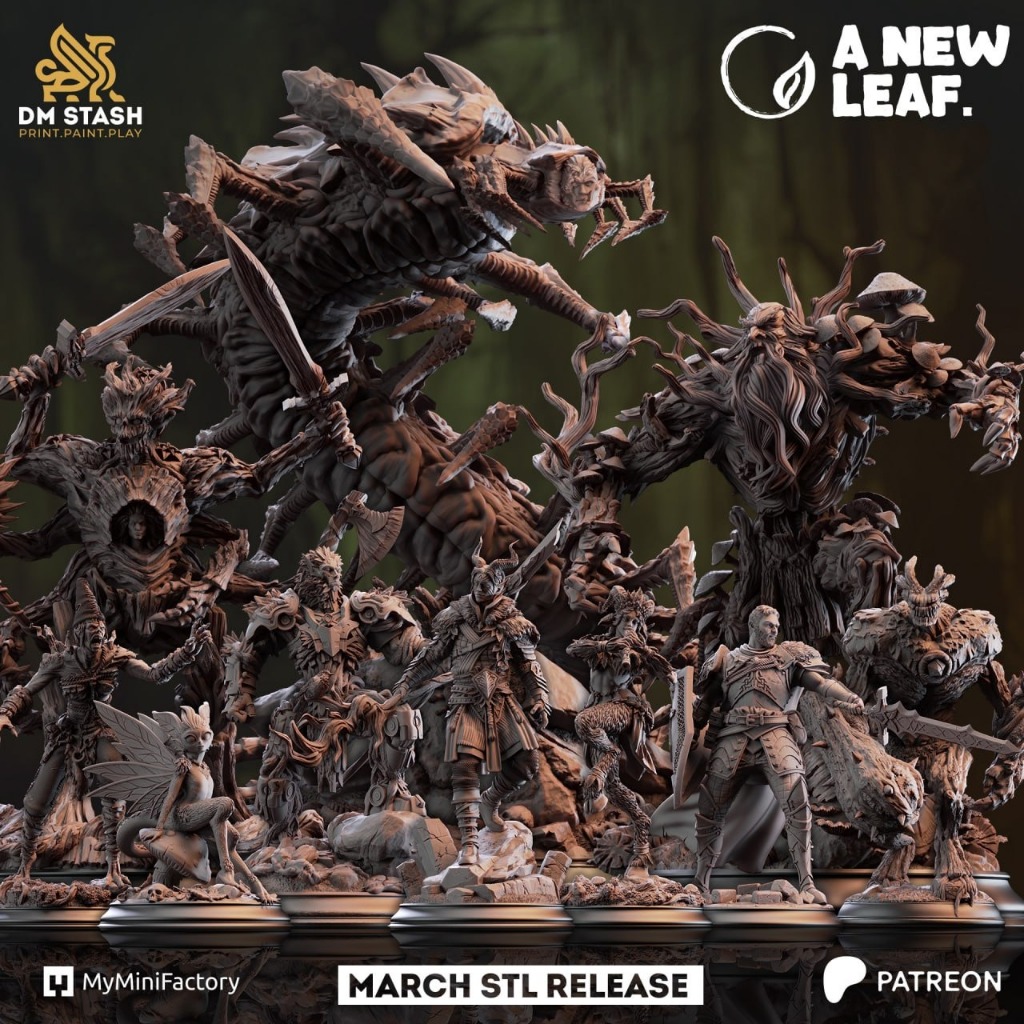 Miniaturas RPG - A new leaf
