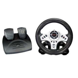 volante leadership gamer+pedal PS2,PS3,PC