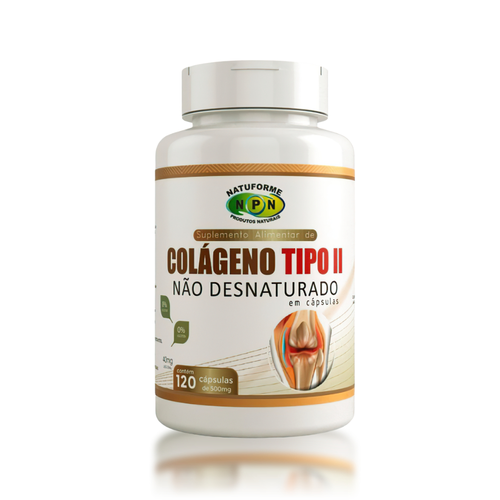 Colágeno Tipo 2 120 Cápsulas | Para Articulações - Natuforme | Shopee ...
