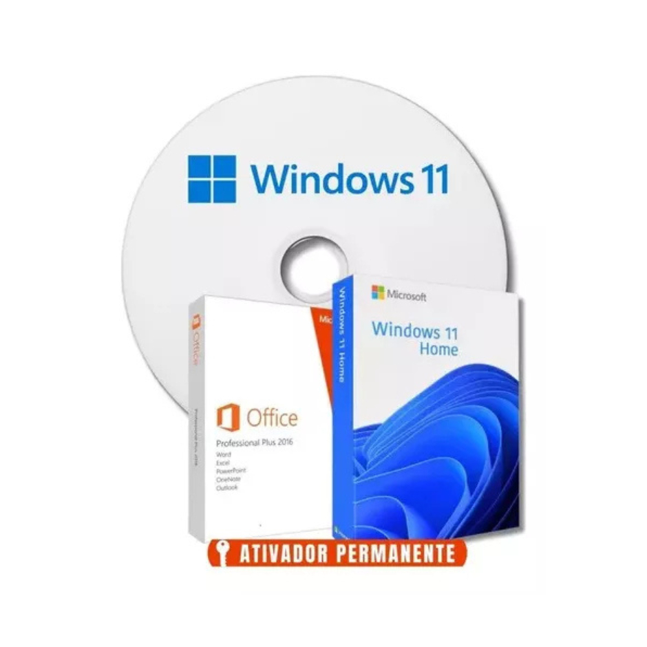 DVD Formatação Windows 11 Ativado Office 365 Pc/noteb | Shopee Brasil