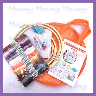 Kit Bordado Iniciante Completo Bastidores Bambu Lanmax