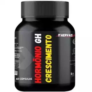 Super GH (Growth Hormone) Hormônio do Crescimento Hardcore 60 Cápsulas Premium