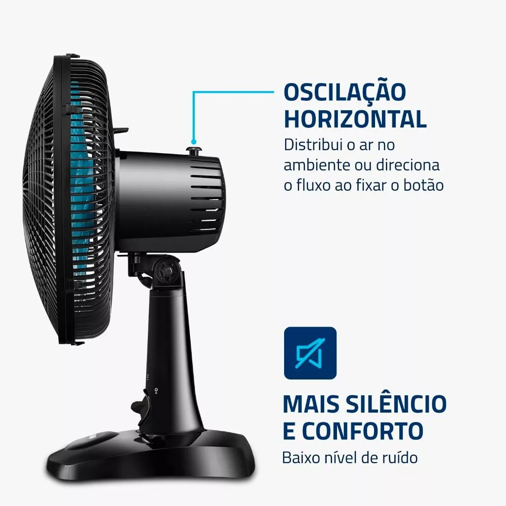Ventilador de Mesa Super Power 30cm Mondial VSP 30 Oscilante