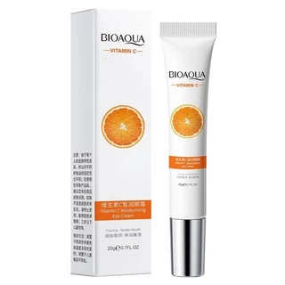Bioaqua Creme Para o Contorno dos Olhos Com Vitamina C Antissinais e Removedor de Circulos Escuros