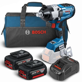 Chave de Impacto GDS 18V-1600 HC + 2 Baterias e Bolsa Bosch