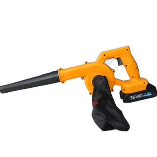 Soprador de folhas elétrico / aspirador de pó sem fio com 1 bateria