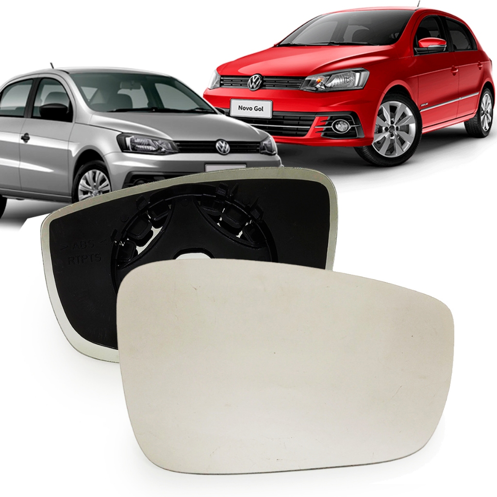 Espelho Retrovisor VW Gol Voyage G6 2012 a 2017 com base lente ...
