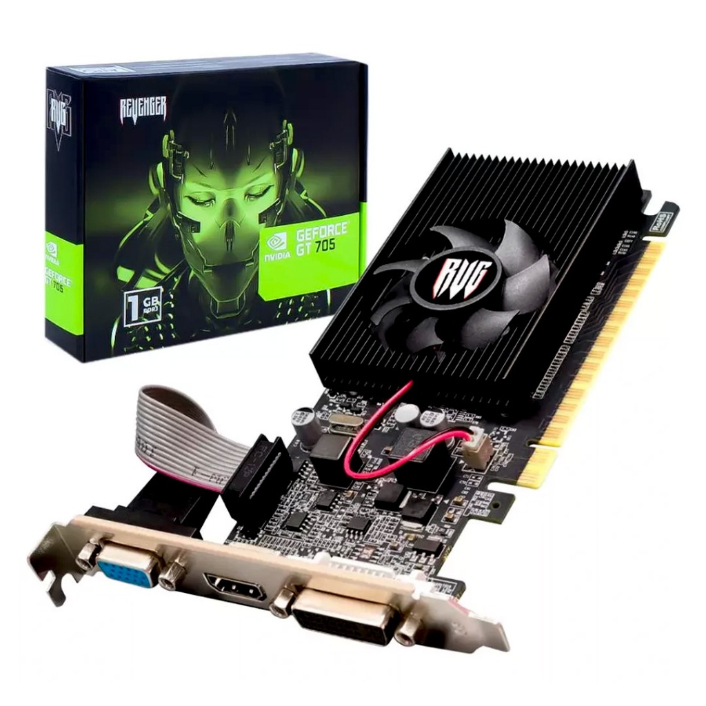 Placa De Video Nvidia Revenger Geforce Gt 705 Hdmi vga 1gb Shopee Brasil