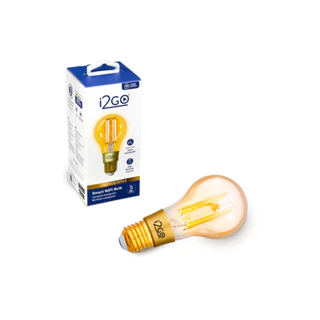 Lâmpada Inteligente Smart Lamp I2GO Vintage Wi-Fi LED Filamento I2GO - I2GO Home - Compatível com Alexa