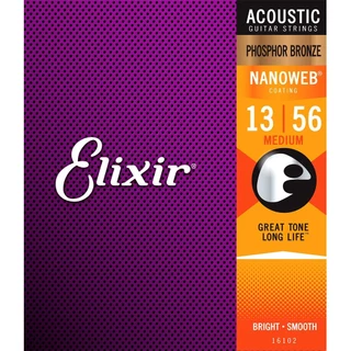 Encordoamento Elixir 013 56 Medium Phosphor Bronze 16102