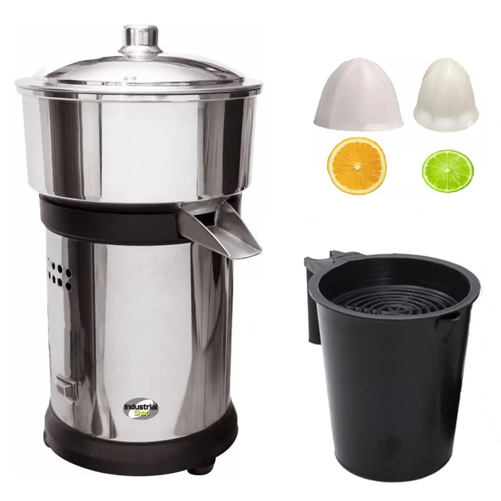 Espremedor Industrial de Suco de Laranja Limão Extrator Completo 500w ...