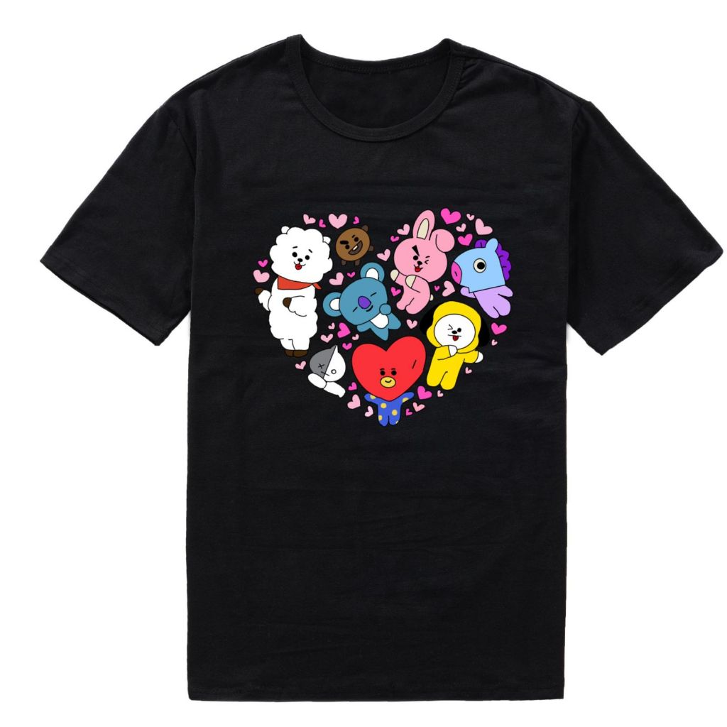 Camiseta Unissex BT 21 BTS Plus Size | Shopee Brasil
