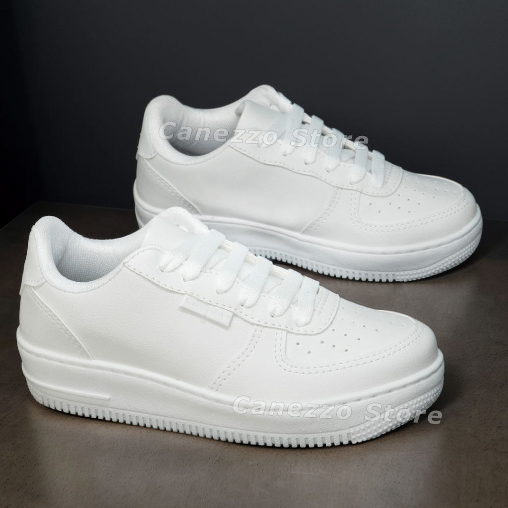 Tênis Feminino Casual Branco Ideal Academia Retrô Canedan Vintage Conforto e Estilo para o Dia a Dia