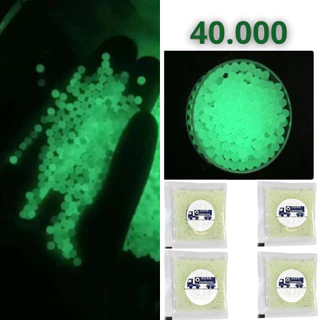 40.000 Bolinhas de Hidrogel Orbeez Munição sem Limites Gel Florescente Verde Neon