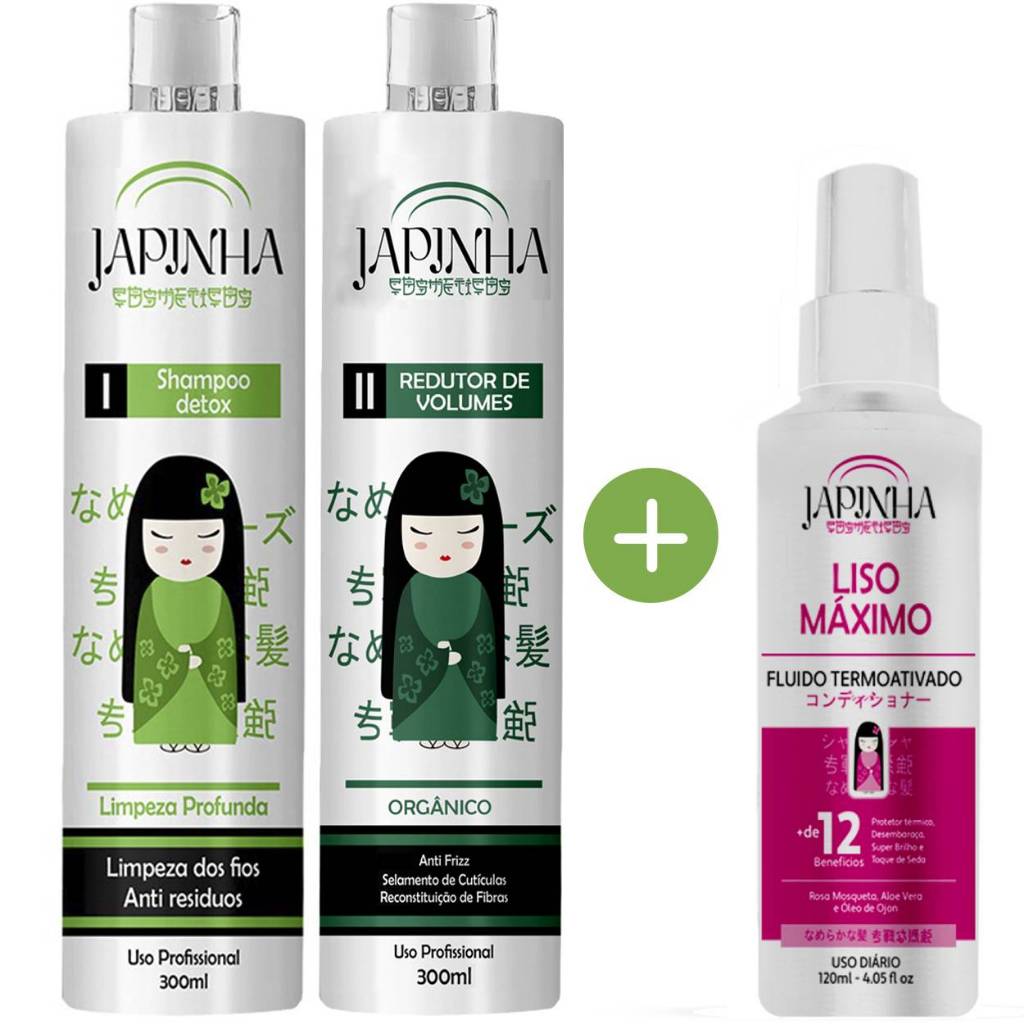 Kit Progressiva Sem Formol Orgânica + Protetor Térmico