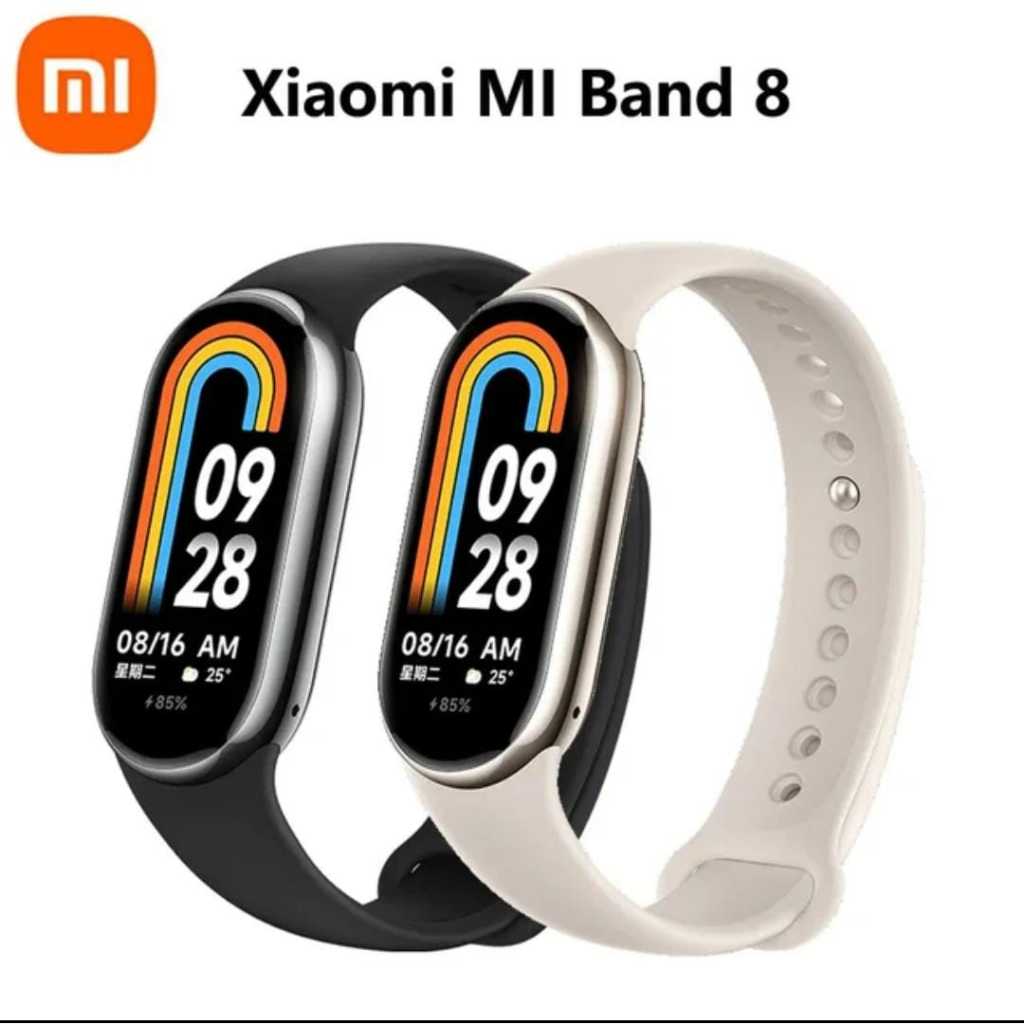 Relógio Inteligente Smart Watch Xiaomi Smart Band 8 Tela AMOLED à Prova d'Agua 60hz 1.62 polegadas