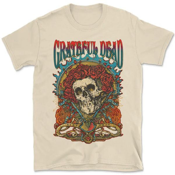 Camiseta Vintage Unissex Grateful Dead B155 | Shopee Brasil