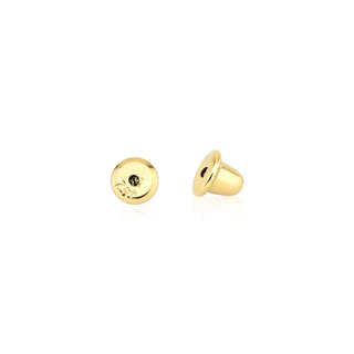 Par de Tarraxa Baby em Ouro 18k em Oferta na Shopee