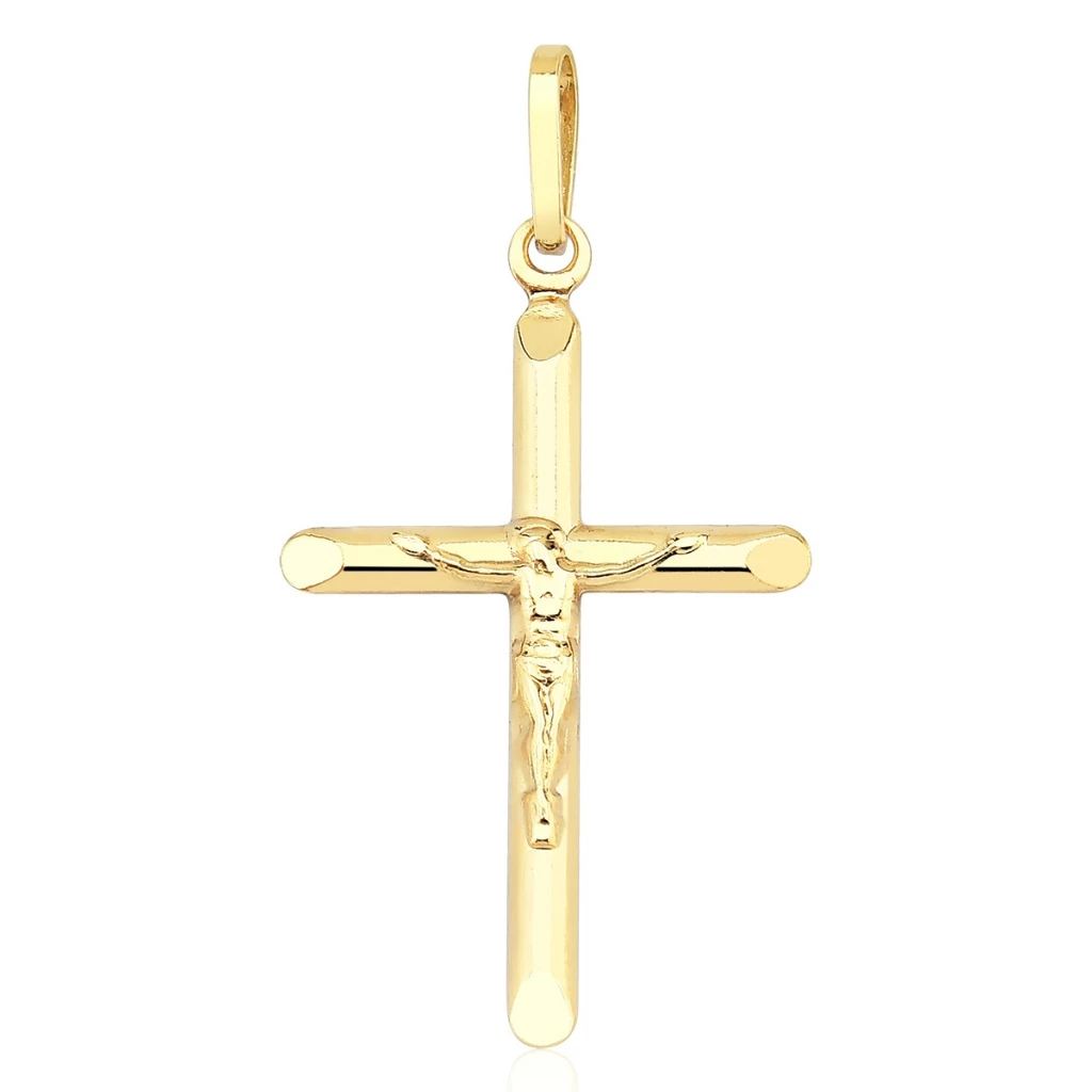 Pingente de Ouro 18k Crucifixo com 2,8cm