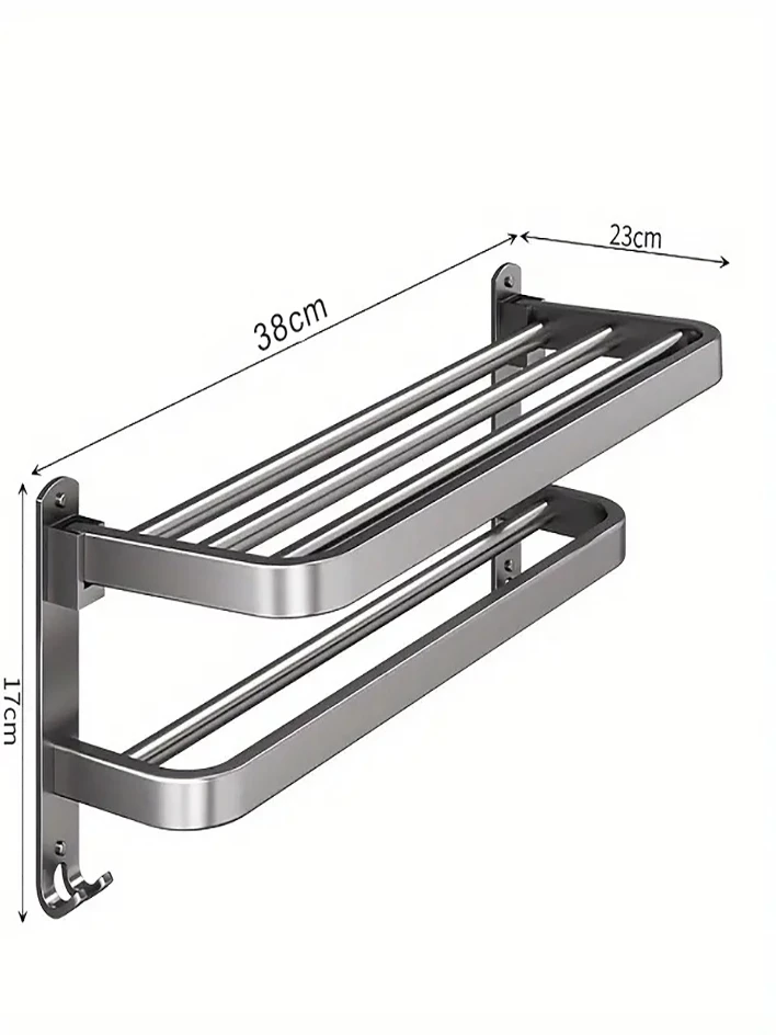 Toalheiro De Parede Duplo Premium
