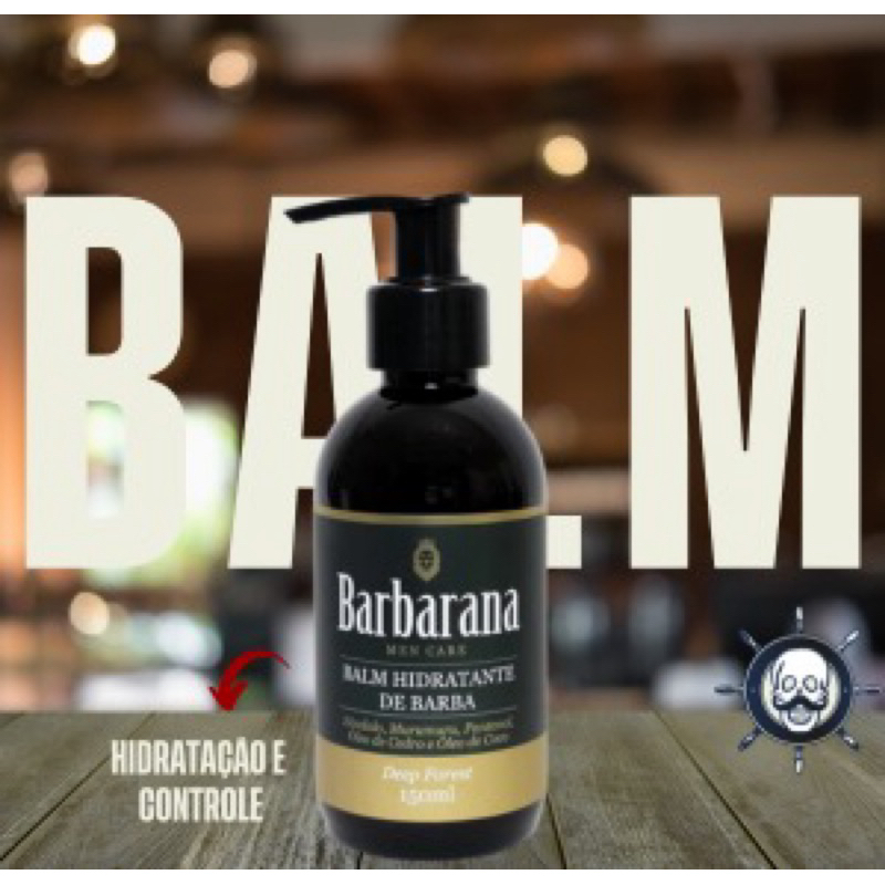 Balm Hidratante de Barba Barbarana Deep Forest - 150ml