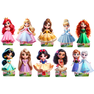 KIT DISPLAY PRINCESAS DISNEY - MDF -DECORAÇÃO DE FESTA