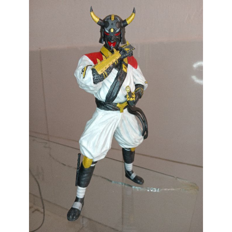 JAPAN TECHNOLOGY オブスキュア Oninin Dokusai Ninja Jiraiya 20cm Tokusatsu Figure Escultura