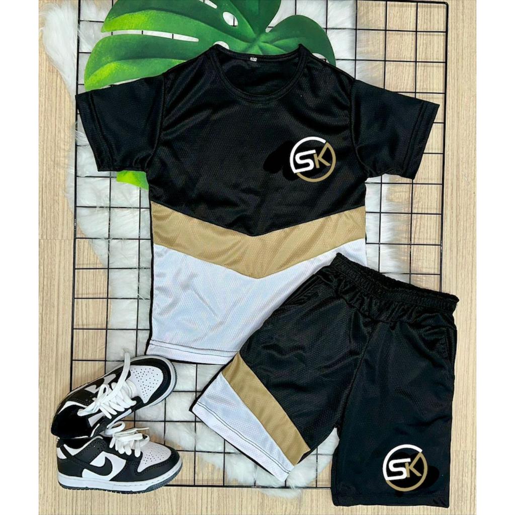 conjunto de cria bermuda e camisa juvenil roupa de menino short e ...