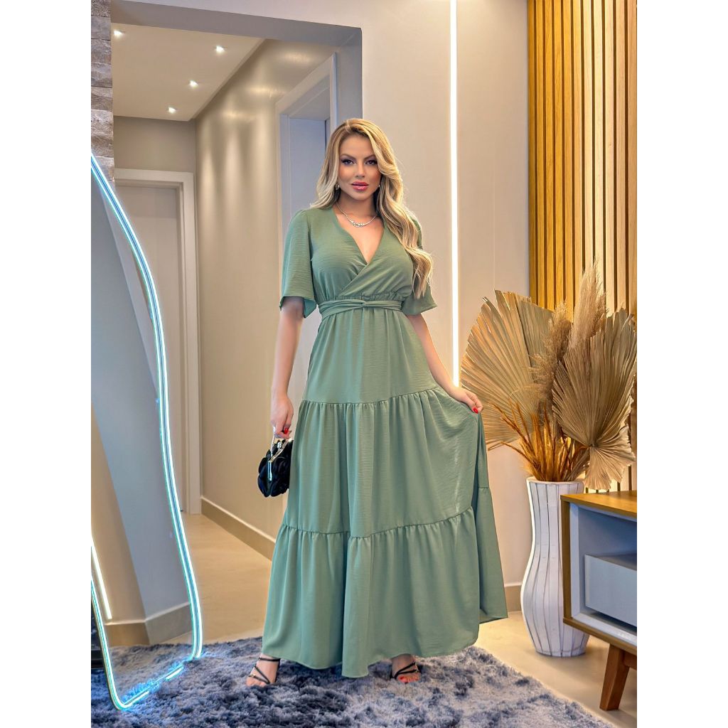 Tecido Crepe Duna Vestido De Crepe Midi Tecido Vestido D Vestido