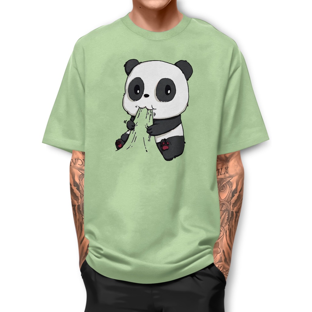 Descarga Vector De Diseño De Camiseta De Panda Guerrero