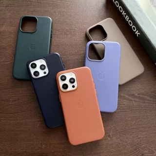 LEON CAPA COURO COM MAGSAFE PARA IPHONE 16/16 PRO/16 PRO MAX