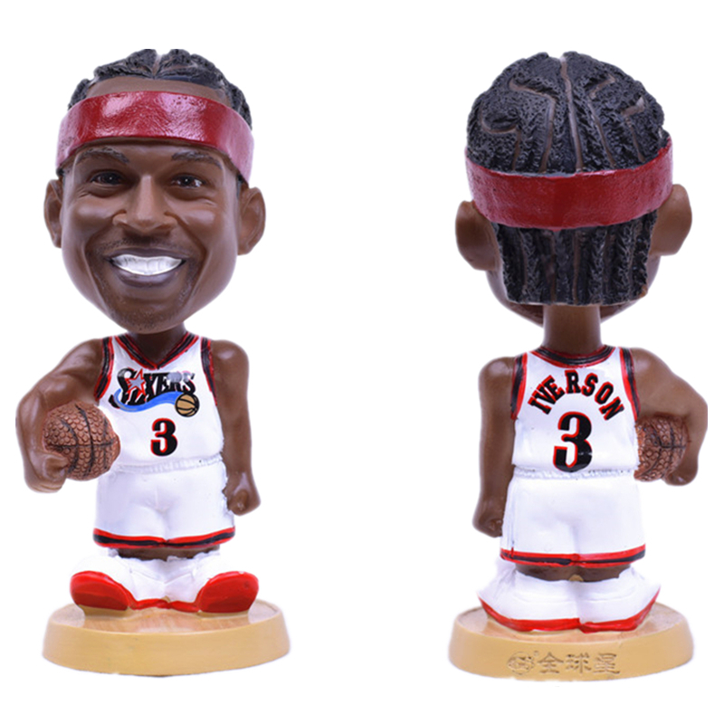 Miniatura Resina Basquete 10cm Bobblehead Nba Boneco Action Figure