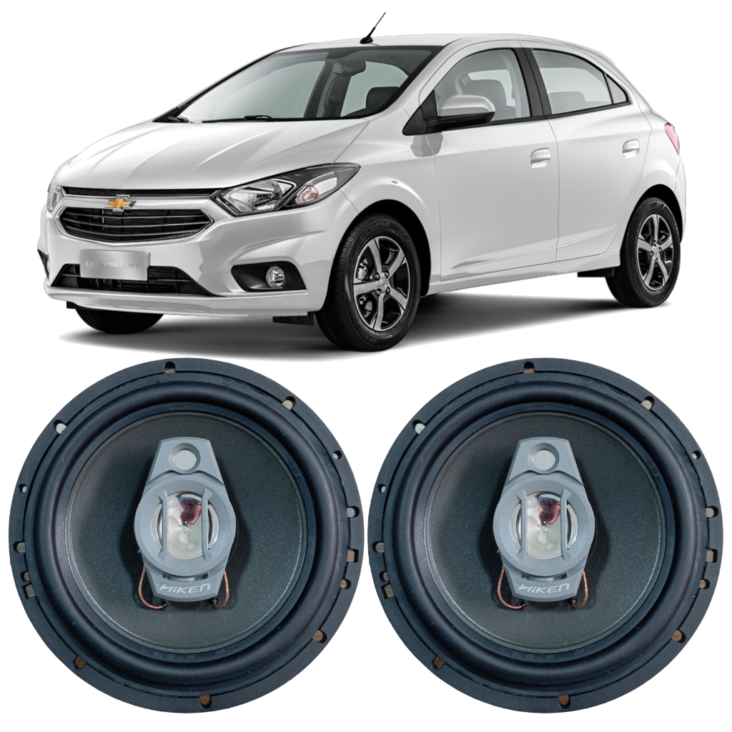 Par Alto Falante hn 6 Polegadas 130w rms 4 Ohms hiken Som Chevolet Onix ...