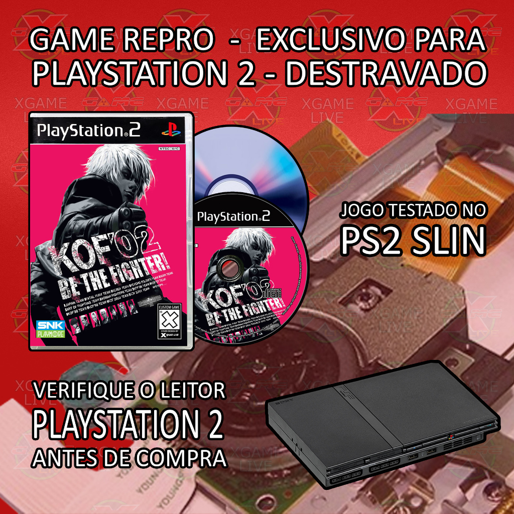 KOF 2002 ARCADE + Poster - Repro Patch Ps2 / Play 2 By XGAMELIVE