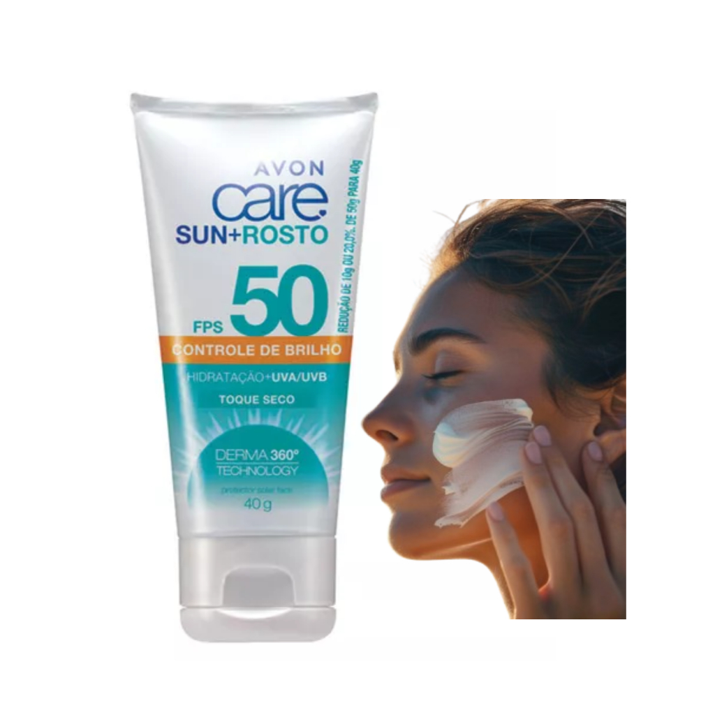 Protetor Solar Rosto FPS50 Avon Care Sun + 40g | Shopee Brasil