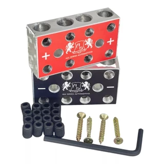 Bloco Distribuidor As 4x4 8vias Barramento Fixa Até 70mm Par em Oferta na Shopee